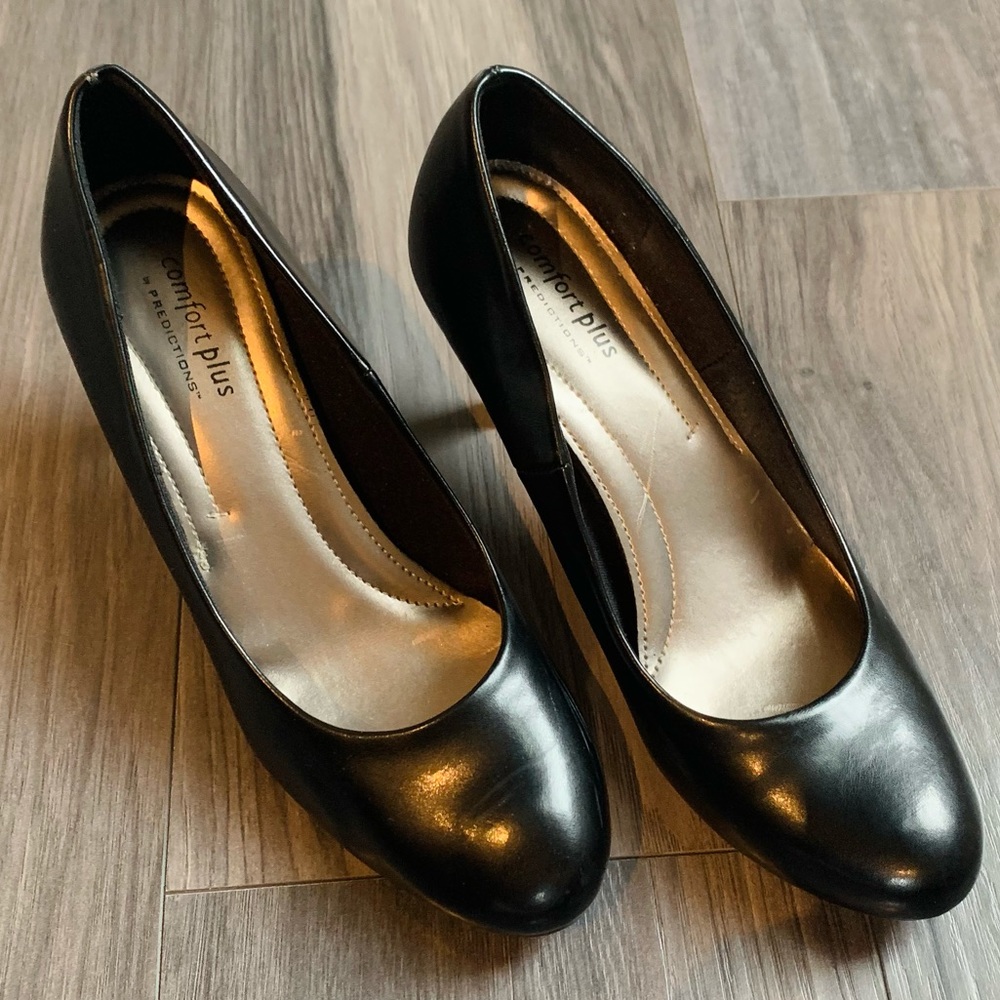 Comfort Plus By Predictions Matte Finish Pump Size 8 (Black)